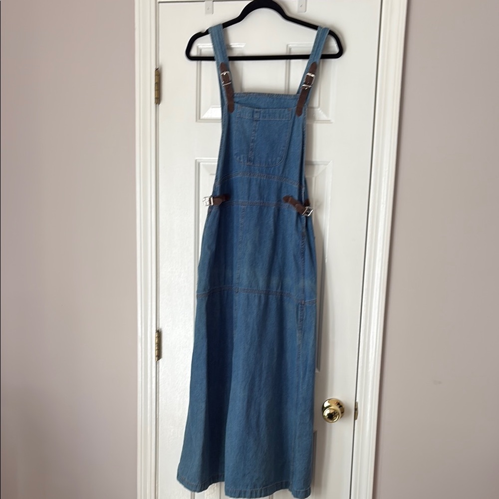 Speed Control Light Blue Denim Dress with Black Label